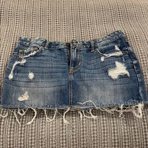Abercrombie and Fitch mini jean skirt